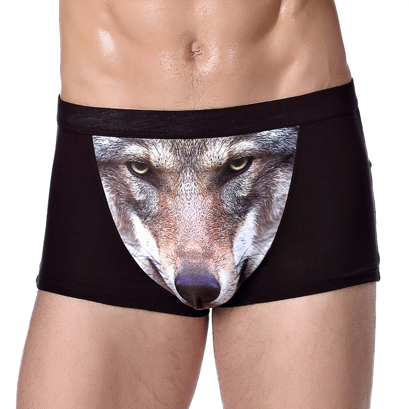 Boxer Shorts Modal - Men Trunks Plus Size Pouch Bulge