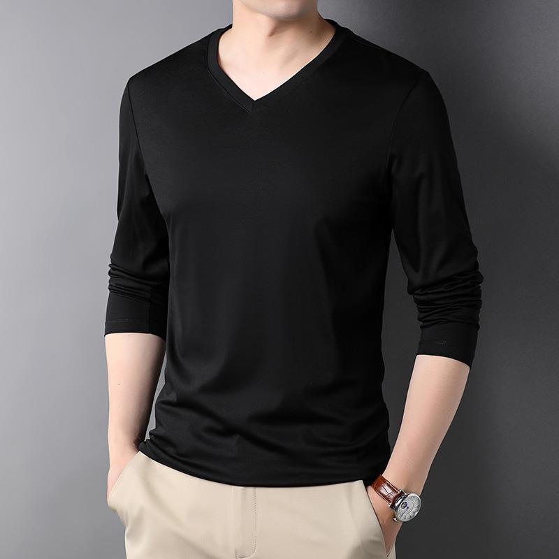 Stylish 2023 V-Neck Long Sleev - огляд і ціна Undershirt Crew Neck