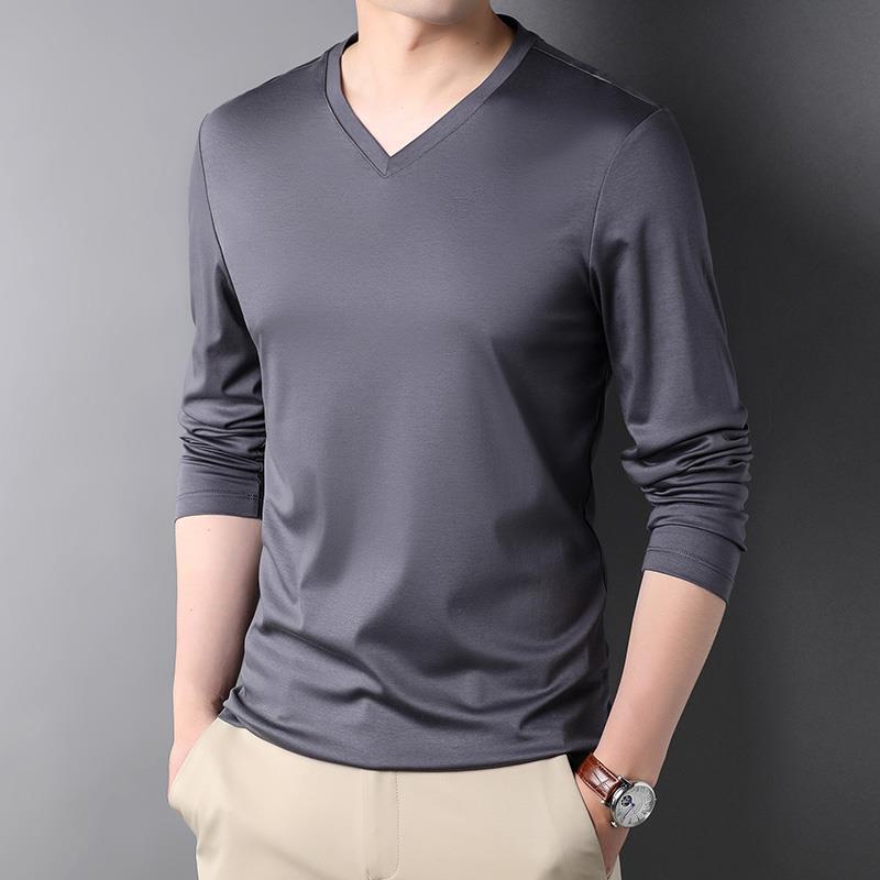 Stylish 2023 V-Neck Long Sleev - огляд і ціна Undershirt Crew Neck