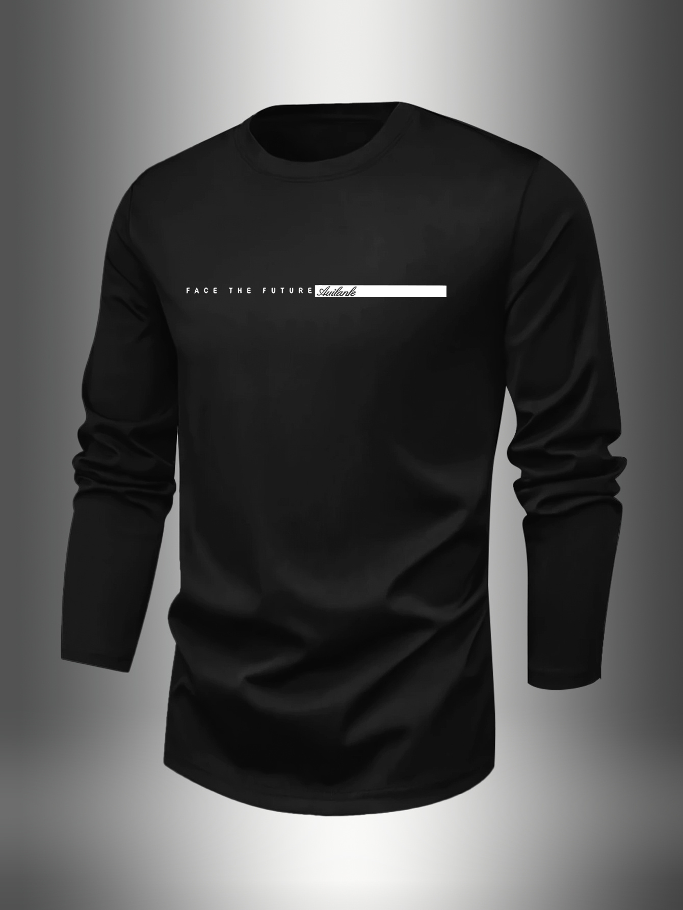 100 COTTONMen Crew Neck Long S - огляд і ціна Undershirt Crew Neck