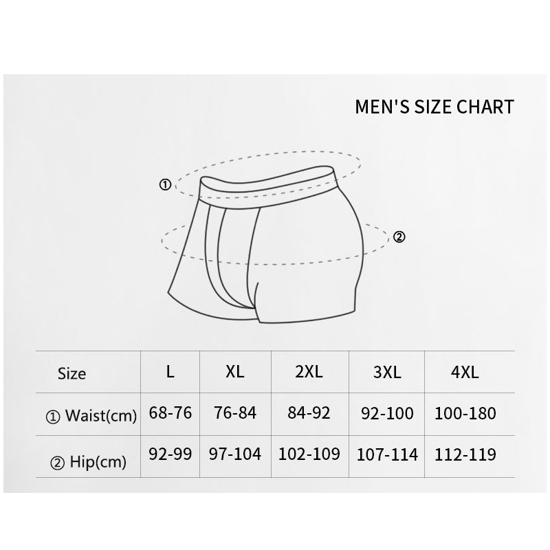 3pcs Man Underwear Bamboo Fibe - огляд і ціна Bamboo Fiber Trunk