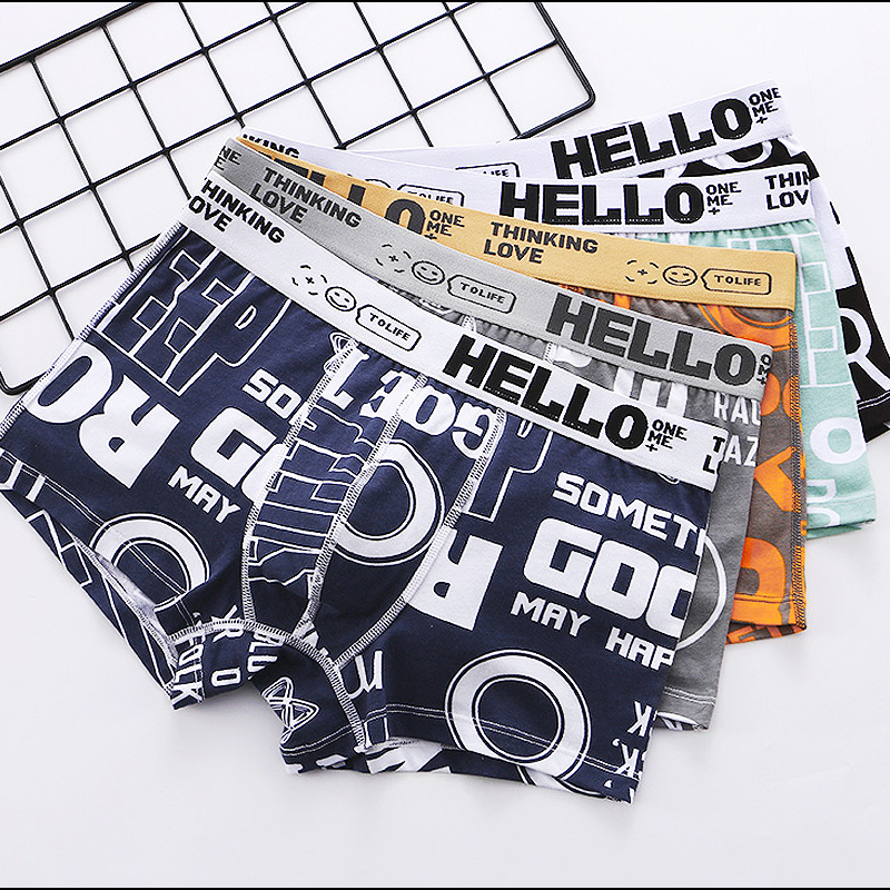 Men Panty Two Pack Printing Fl - огляд і ціна Boxer Brief Pack Cotton
